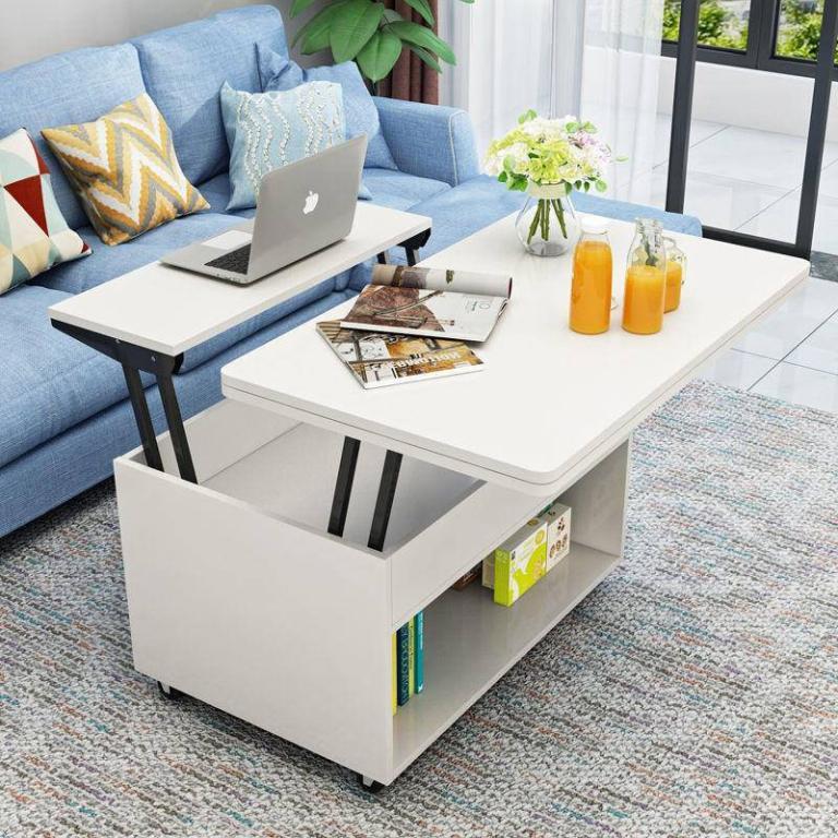 Multifunctional Foldable Lift Coffee Table Change Dining … in Mandai - Image 1