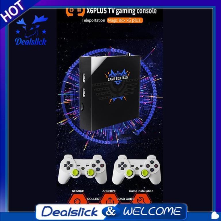 X6 PLUS TV Case Retro Game Console 64G Wireless Controller … in Mandai - Image 1