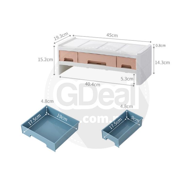 GDeal Plastic Desktop Computer Storage Display Drawer Shelf … in Toa Payoh - Image 1