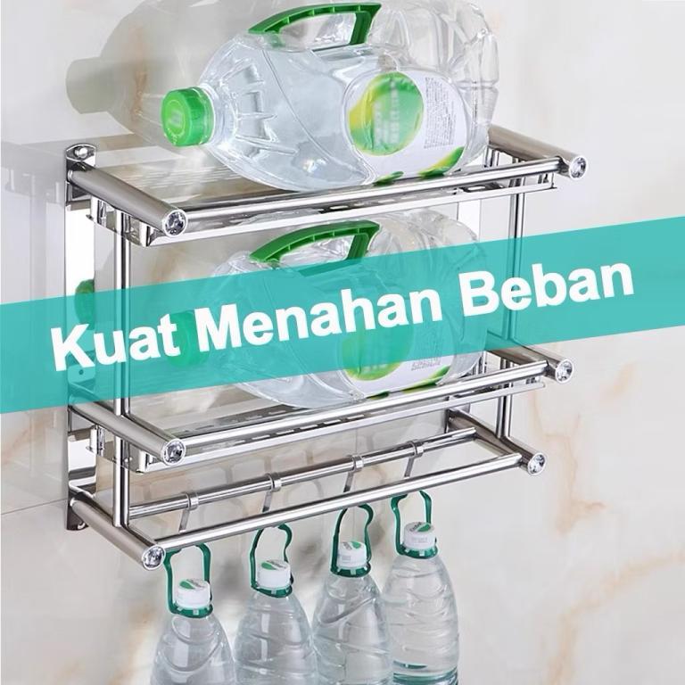 Stainless Steel Bathroom Towel Rack - Rust-Resistant, … in Sembawang - Image 1