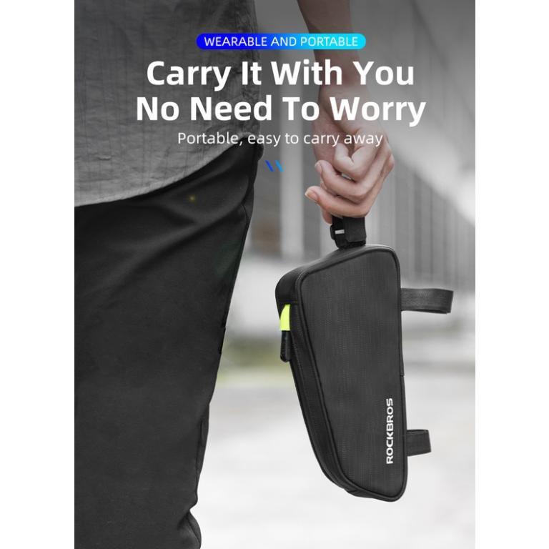 【3-day Delivery】ROCKBROS Portable Triangle Bag Waterproof … in Woodlands - Image 1