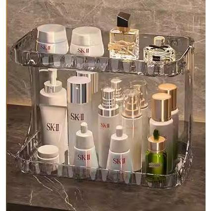 Multi-functional Acrylic Double Layer Storage Rack Creative … in Sembawang - Image 1