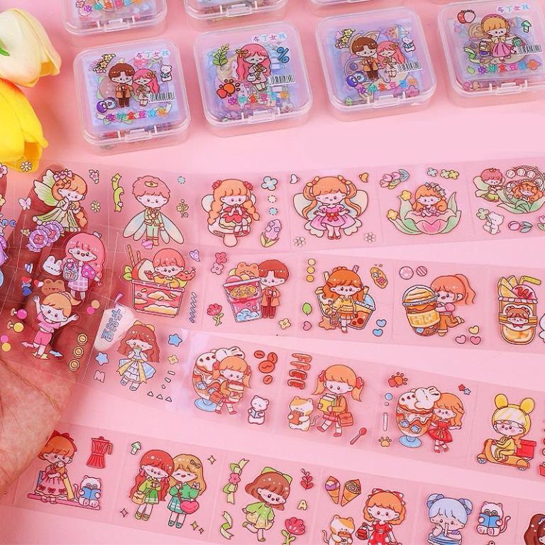 Sticker Box Waterproof Transparent Sticker Cartoon Mobile … in Sembawang - Image 1