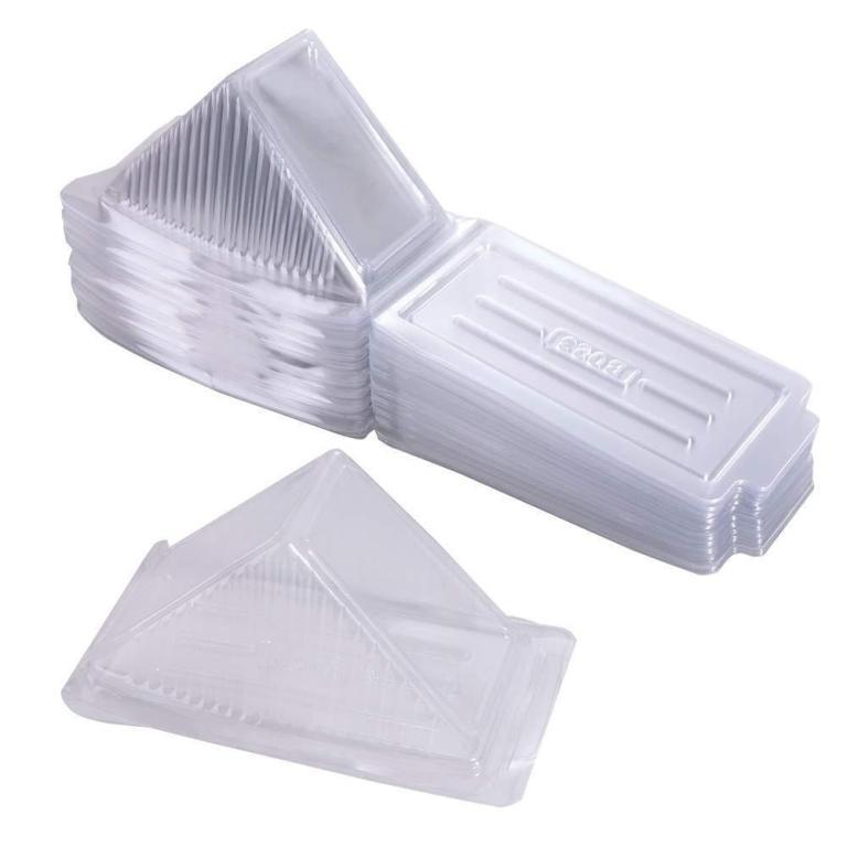 WADEES 100 Pcs Disposable Sandwich Packaging Box, … in North-Eastern Islands - Image 1