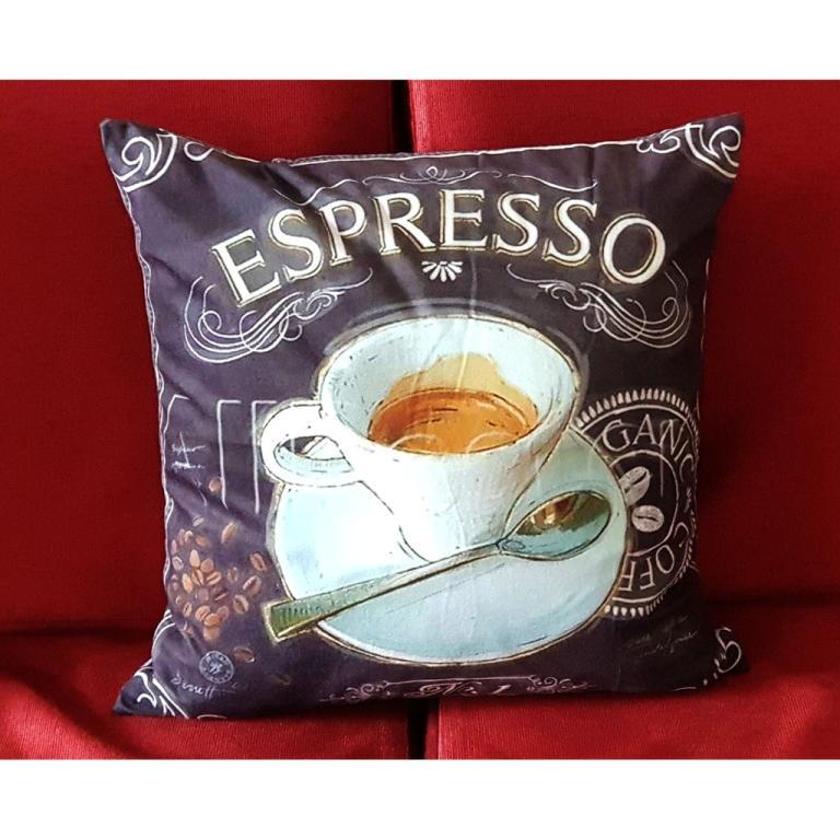 Coffee Pattern Cushion Cafe Decoration Restaurant in Geylang - Image 1