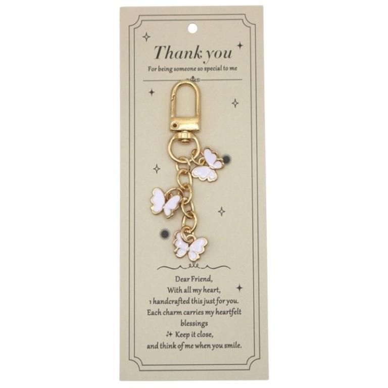 AUTU Multifunctional Butterfly Keychain Metal Bag Charm for … in North-Eastern Islands - Image 1