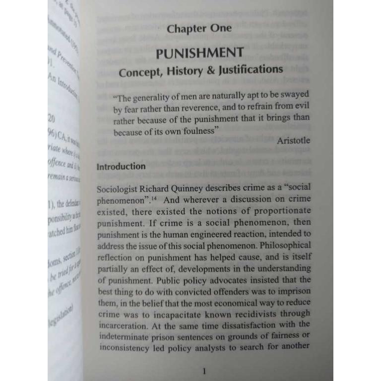 SCIENCES OF PUNISHMENT :Introduction to Comparative Penology in Woodlands - Image 1
