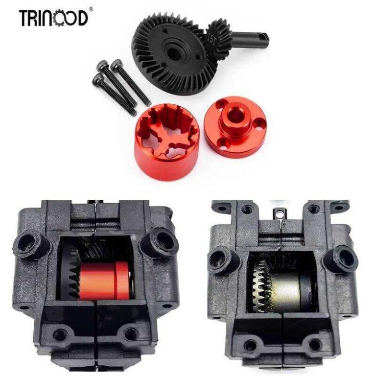 TRINOOD 1Set 39+15T Helical Axle Gears For 1/16 RC Crawler … in Mandai - Image 1