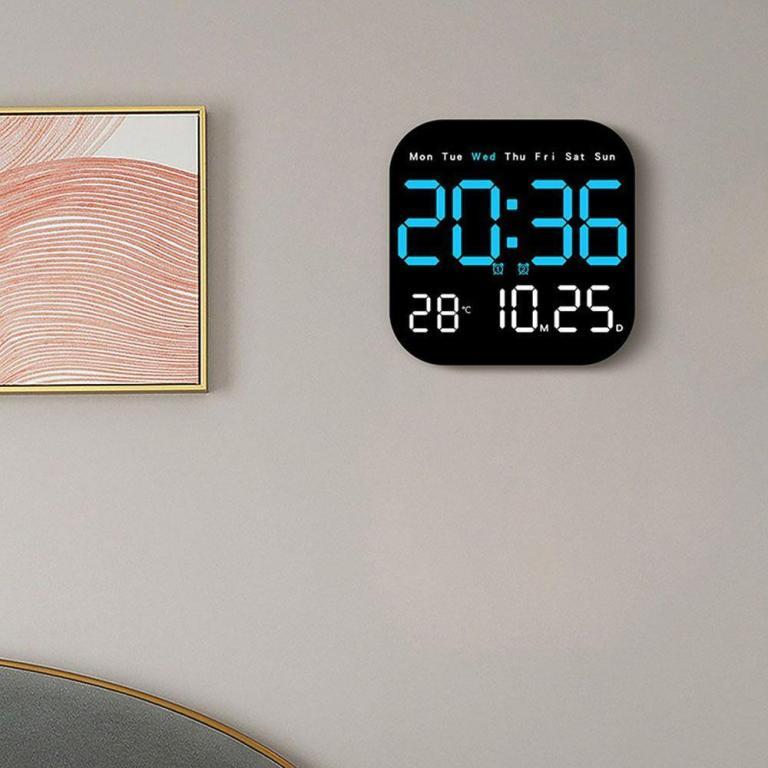 JANE Electronic Wall Clock, Multi-functional Temperature … in Bukit Batok - Image 1