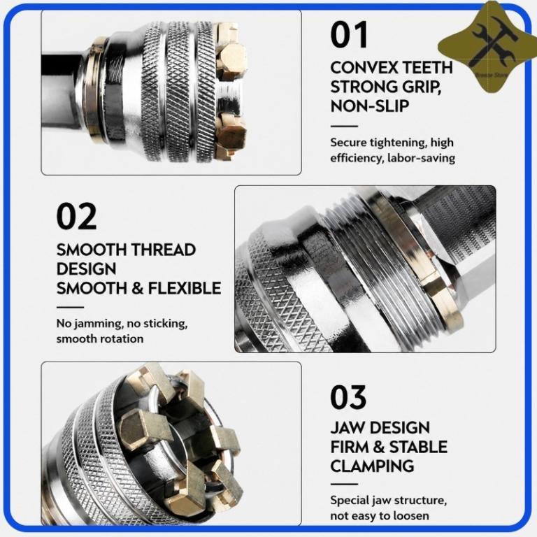 Universal Adjustable Socket Adapter 3/8 Inch Drill … in Toa Payoh - Image 1