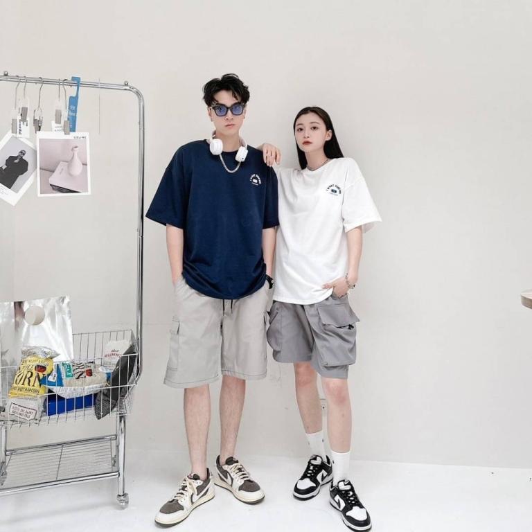 R Rggshop 1605 Side Drawstring Large Pocket Cargo Shorts in Pasir Ris - Image 1