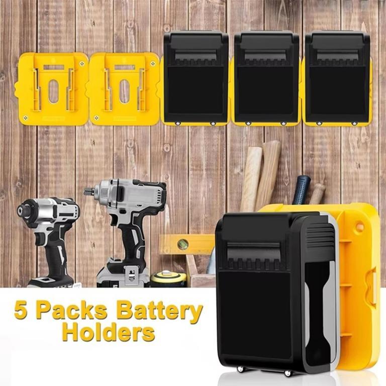 Battery Holder Wall Mount Tool Bracket for 18V Li-Ion Battery in North-Eastern Islands - Image 1