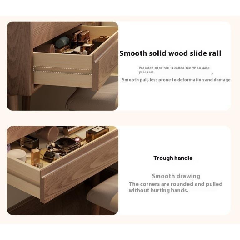 Dressing Table All Solid Wood Makeup Table Modern … in Mandai - Image 1