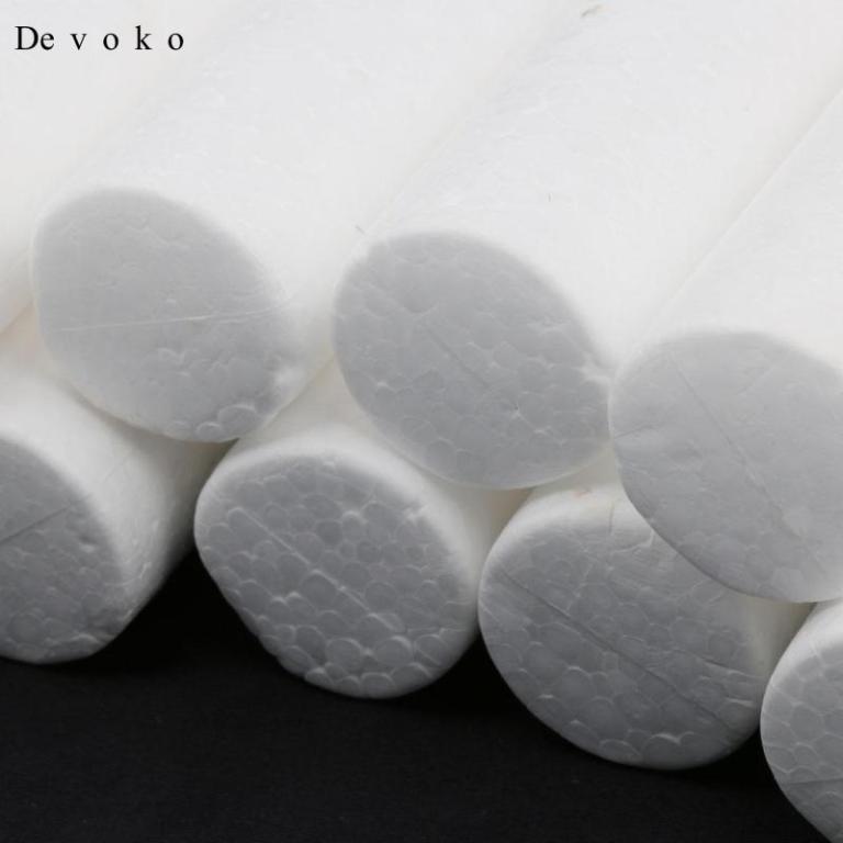 [Cuticate1] Pack Of 10 White Modelling Craft Polystyrene … in Woodlands - Image 1