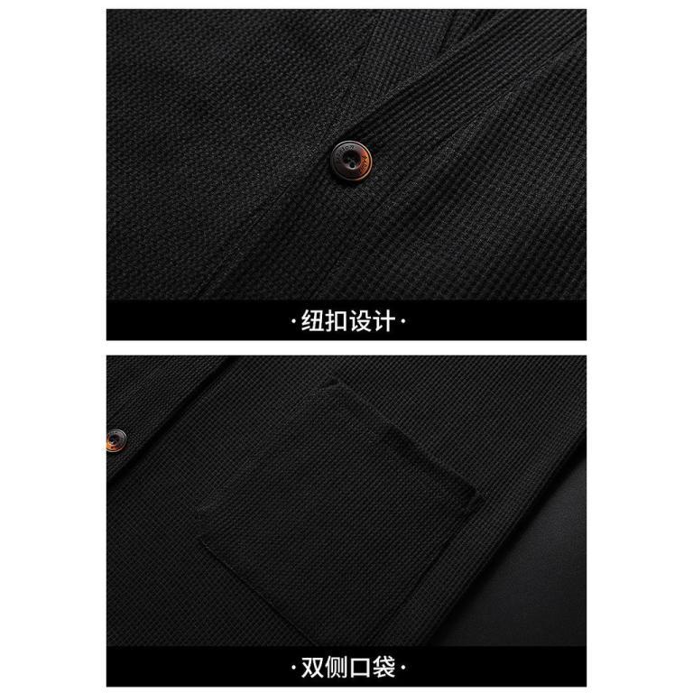 Plus Size Men Breathable Spring Oversize Cardigan Business … in Sembawang - Image 1