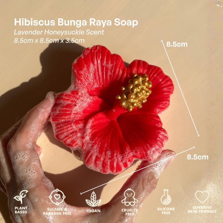 Wunderbath Hibiscus Bunga Raya Soap (Lexis Hibiscus X … in Bishan - Image 1