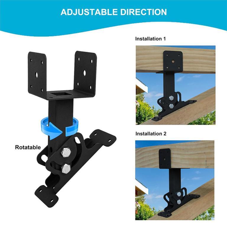 Roof Riser Bracket Kit Adjustable Pergolas Support Heavy … in North-Eastern Islands - Image 1