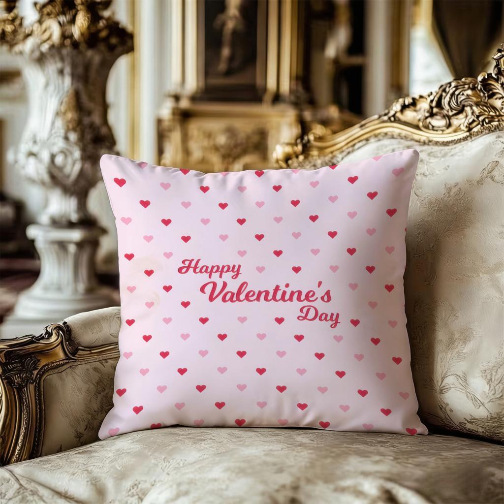 Heart Pattern Pillowcase Pink – Romantic Love Design … in Bukit Batok - Image 1