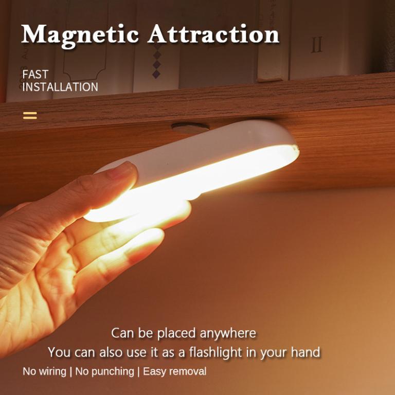 Smart Motion Sensor Cabinet Light Wireless LED Night USB … in Bukit Merah - Image 1