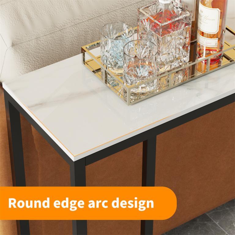 Modern Real Marble Console Table Entryway Foyer Display … in Mandai - Image 1