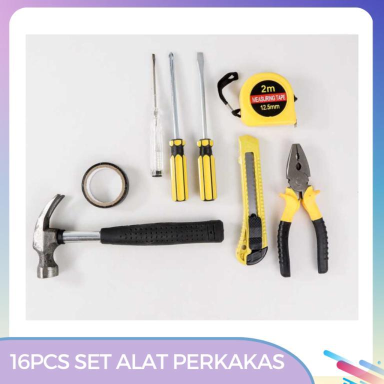 LECHGTOOLS-LC8016 16pcs Tools Set Box/Repair ToolKit in Pasir Ris - Image 1