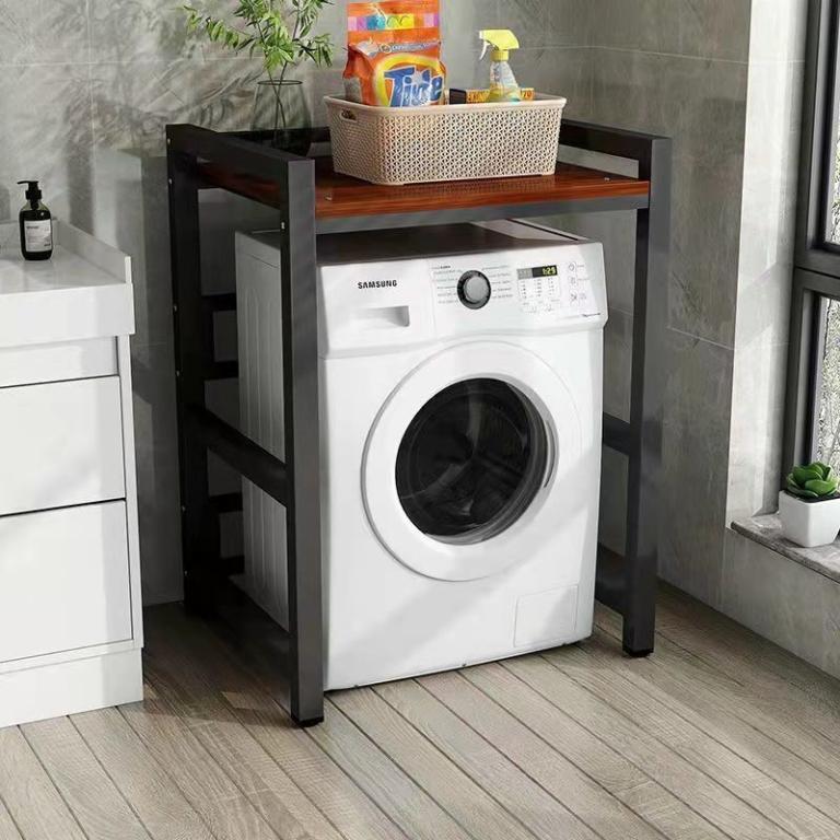 Storage Rack Floor Double-layer Washing Machine Flip Toilet … in Geylang - Image 1