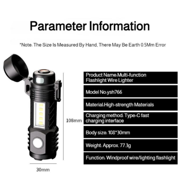 Multifunctional Portable Mini Outdoor Camping Flashlight in North-Eastern Islands - Image 1