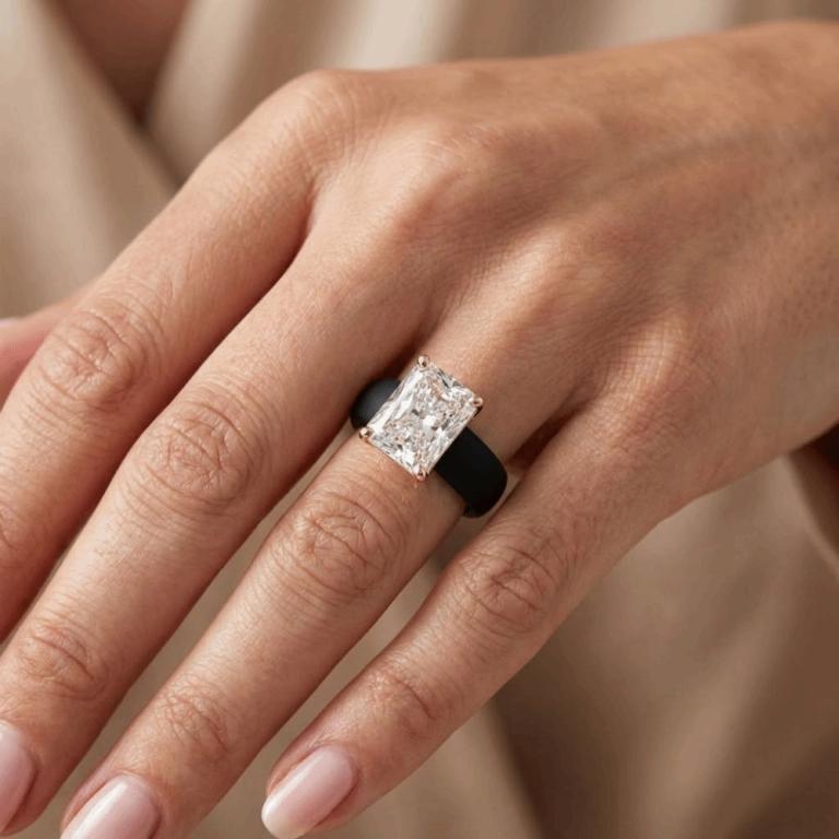 DEWDROP​ Lady Ring, Geometric Wedding Rhinestone Ring, Chic … in North-Eastern Islands - Image 1
