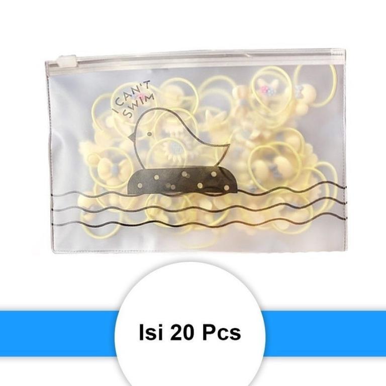 KFS - 20 PCS CUTE COLORFUL HAIR TIE SET KOREAN STYLE RUBBER … in Mandai - Image 1