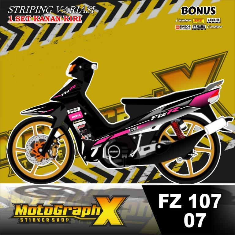 Yamaha Fiz R Motorcycle Racing Stickers, Latest Striping FZ … in North-Eastern Islands - Image 1