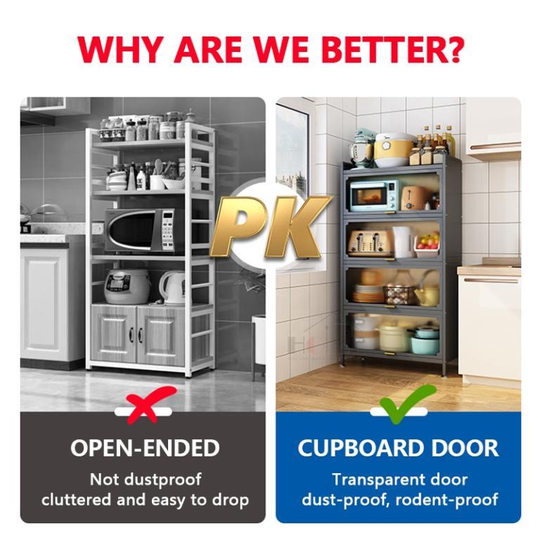 Kitchen Storage Cabinet / Closet With Door Multi-layer … in Woodlands - Image 1