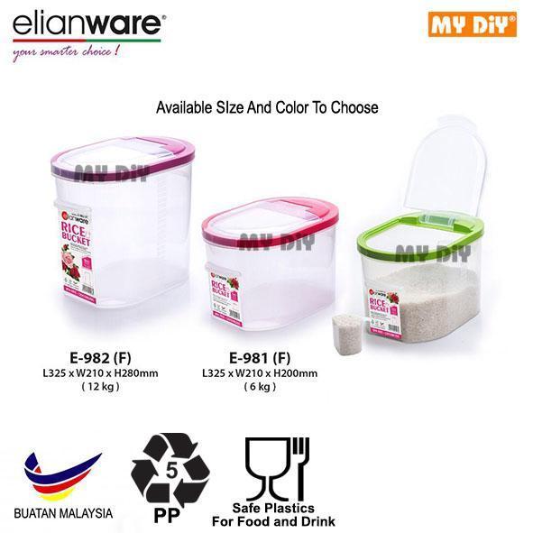 MYDIYSDNBHD - Elianware Rice Bucket Available Size 6Kg … in Mandai - Image 1