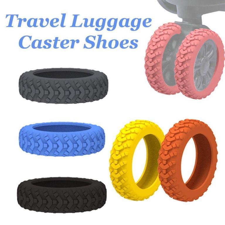 CREAMYVY 8PCS/Set Suitcase Wheels Protection Cover, Reduce … in Sembawang - Image 1
