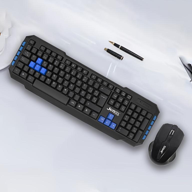 WS880 104 Keys Wireless Multimedia Keyboard & Optical … in Toa Payoh - Image 1