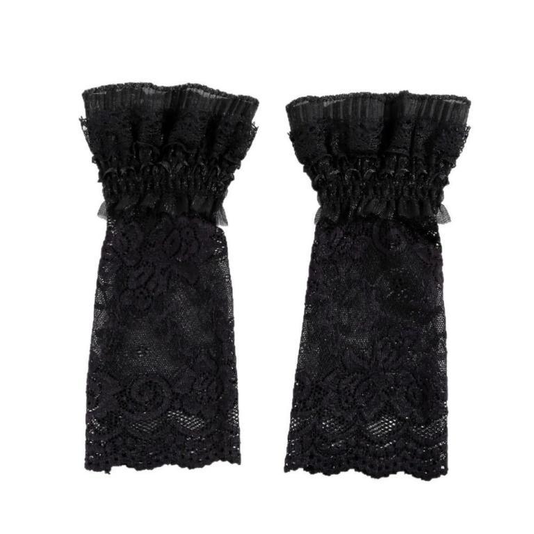 BJASHOP Arm Sleeves Cuffs, Embroidery With Ruffles Lace … in Geylang - Image 1