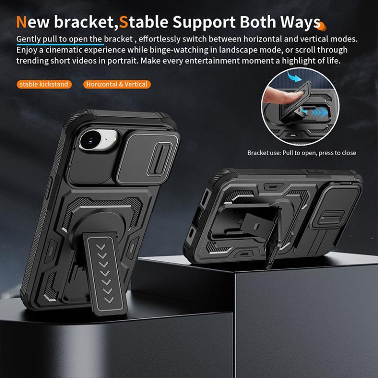 For iPhone 17e 16e Shockproof Armor Rugged Case Slip Camera … in Pasir Ris - Image 1