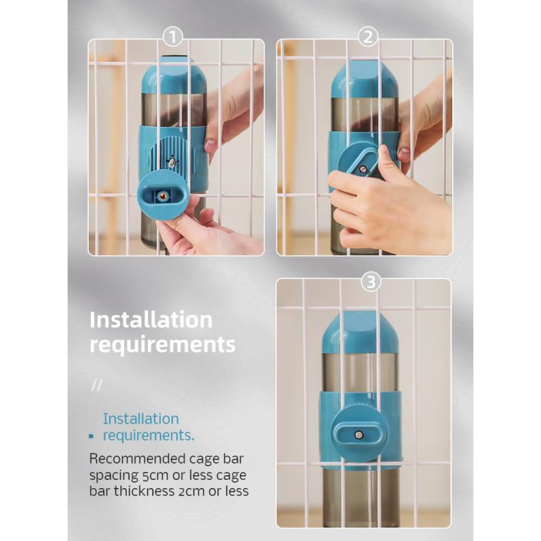 【Hanging/Automatic】 Pet Hanging Translucent Automatic Water … in North-Eastern Islands - Image 1