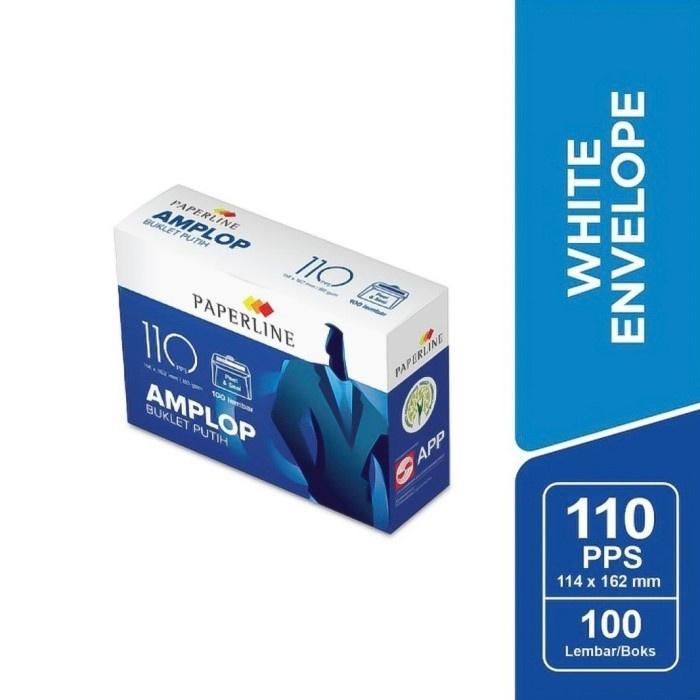 White Envelope Paperline LongPOLOS Large Adhesive Paperline … in Mandai - Image 1
