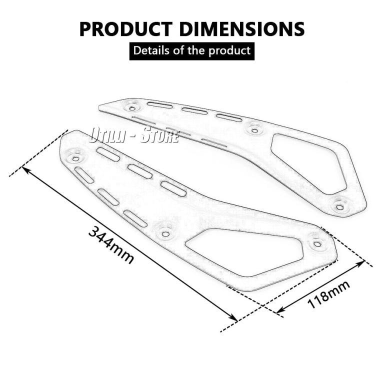 Motorcycle Accessories Side Tank Rack For BMW R1300GS R … in Mandai - Image 1