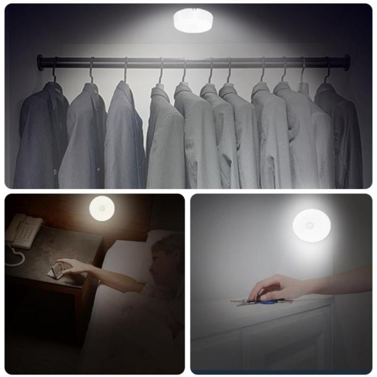 Motion Sensor LED Night Light Chargeable Smart Wall-Mounted … in Mandai - Image 1