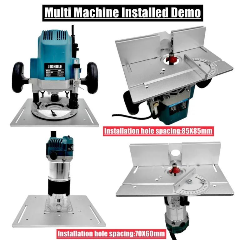 MESIN Router TABLE INSERT PLATE SYSTEM with miter gauge … in Mandai - Image 1