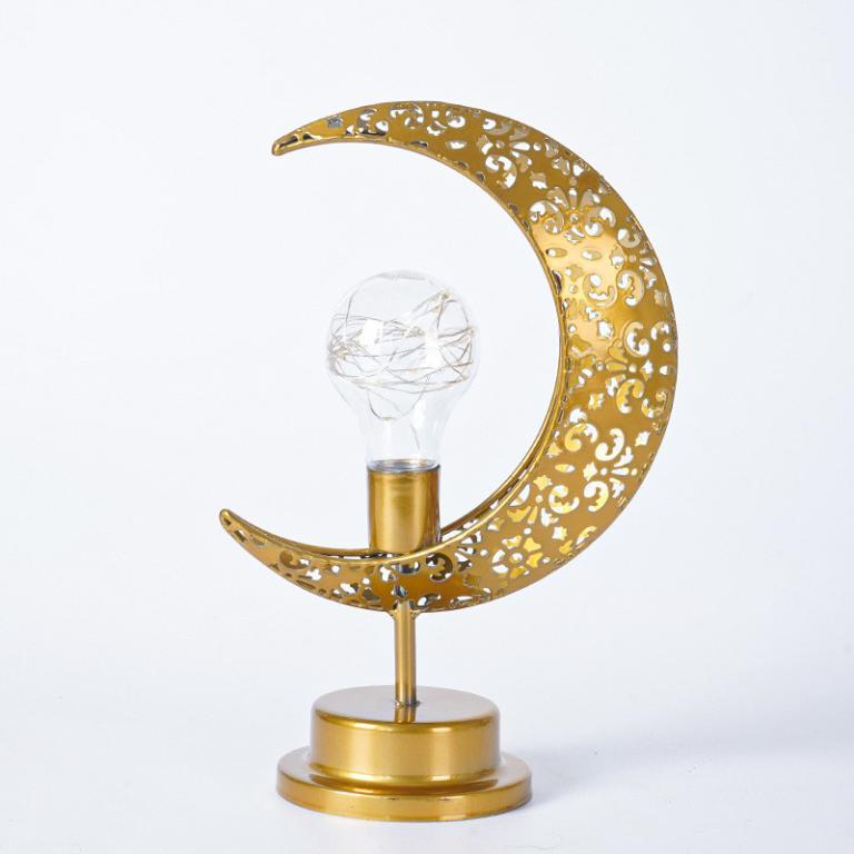 Eid Mubarak Decoration 2025 LED Iron Ramadan Moon Lamp Star … in Sembawang - Image 1