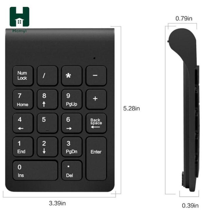 [Homyl] Numeric Keyboard with Mouse Keypad USB 2.4GHz … in Bishan - Image 1