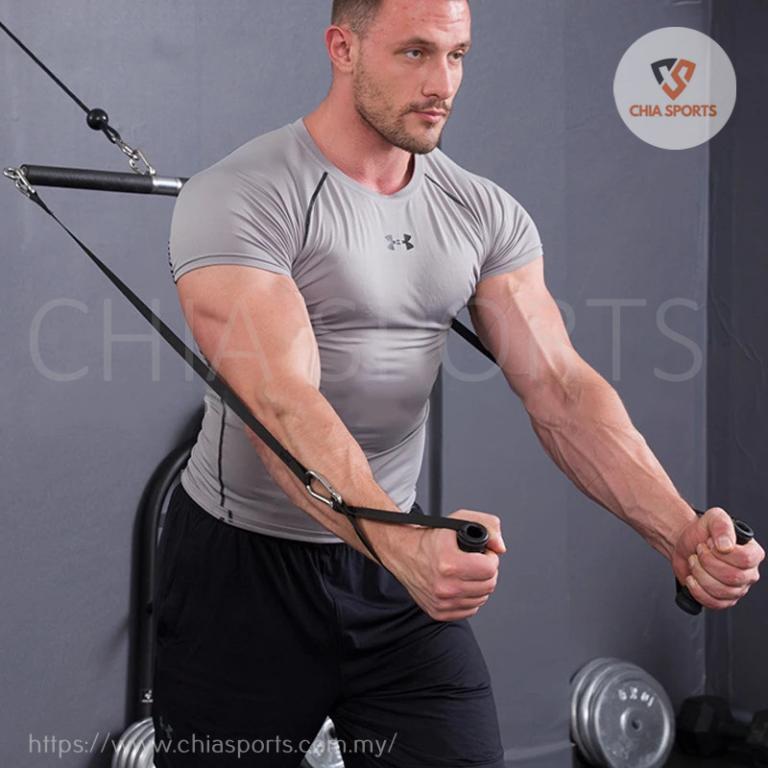 LT13 Extension Rope With Stirrup Grips Crossover Triceps … in Bishan - Image 1