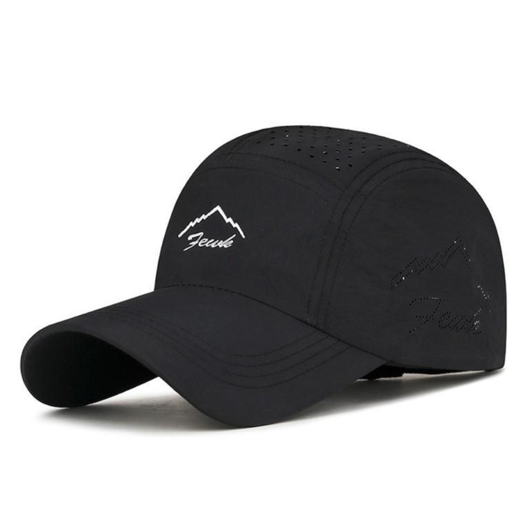 LANFENG Baseball Cap, Solid Color Adjustable Men Peaked … in Bishan - Image 1
