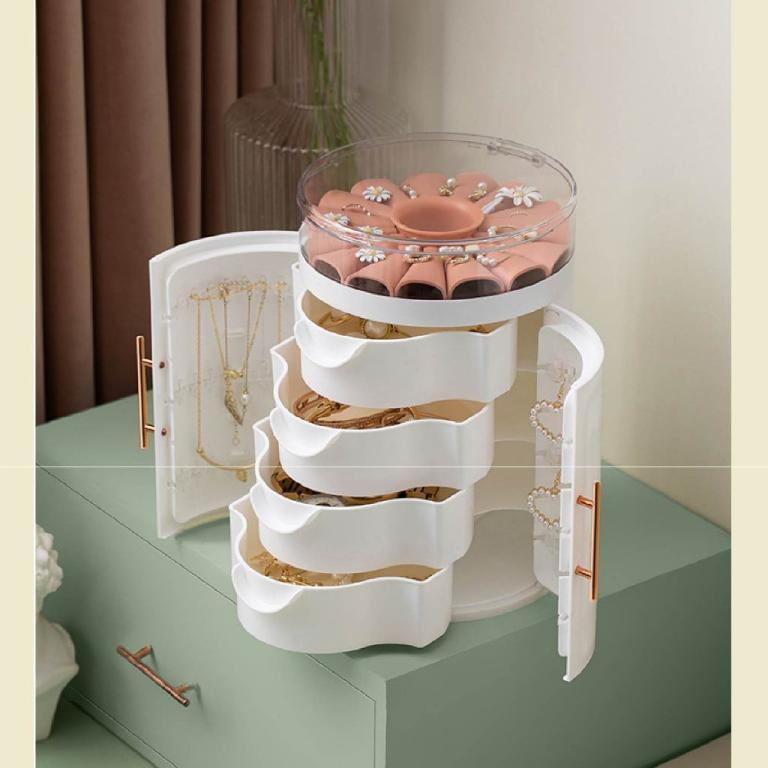 Large-Capacity Five-Layer Cosmetic Storage Box Desktop … in Novena - Image 1