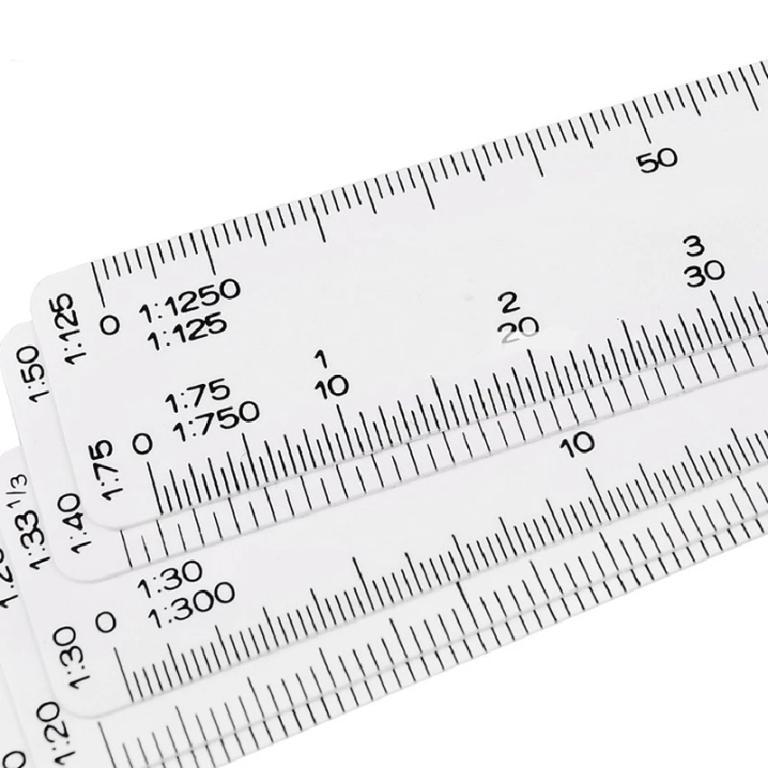 Fan Scale Ruler Folding Ruler Interior Design Drawing … in Toa Payoh - Image 1