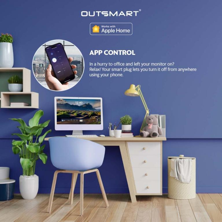 Outsmart Matter Smart Plug Hey Siri Home App Control in North-Eastern Islands - Image 1