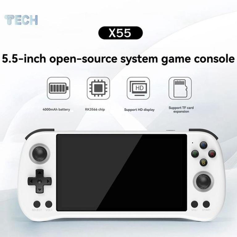 X55 Handheld Game Console 5.5 Inch 1280x 720 IPS Screen … in Sembawang - Image 1