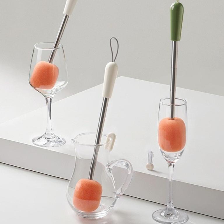 ALISONDZ Extendable Sponge Brush, Foldable Portable Cup … in Bukit Batok - Image 1